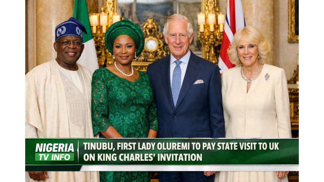  Tinubu, First Lady Oluremi To Pay State Visit To UK On King Charles’ Invitation  