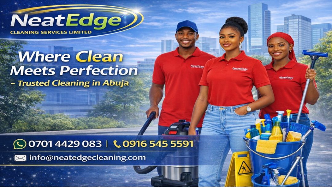 Featured image: Professional Cleaning Services in Abuja – NeatEdge Cleaning Services