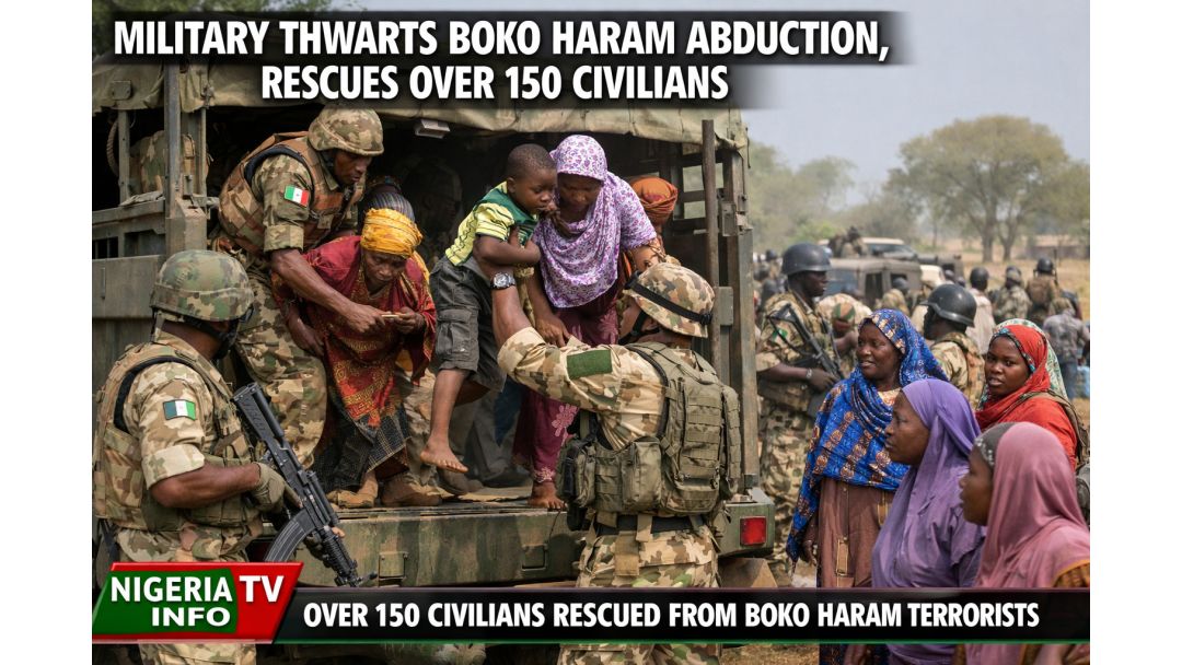 Ndị agha gbochiri mgbalị ịkpọrọ ọtụtụ mmadụ nke Boko Haram/ISWAP, wee zọpụta ihe karịrị mmadụ 150 | Nigeria TV Info