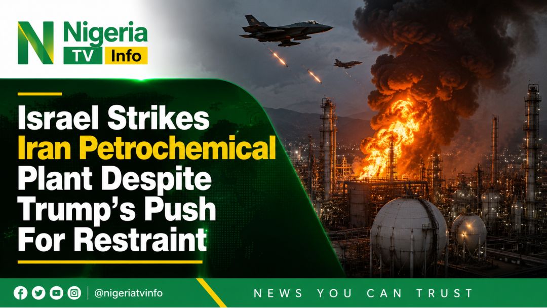 Featured image: Israel Strikes Iran Petrochemical Plant Despite Trump’s Push For Restraint