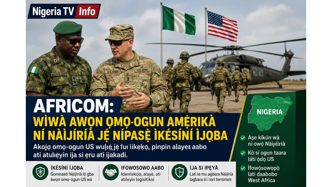 US Military Presence in Nigeria Based on Invitation – AFRICOM