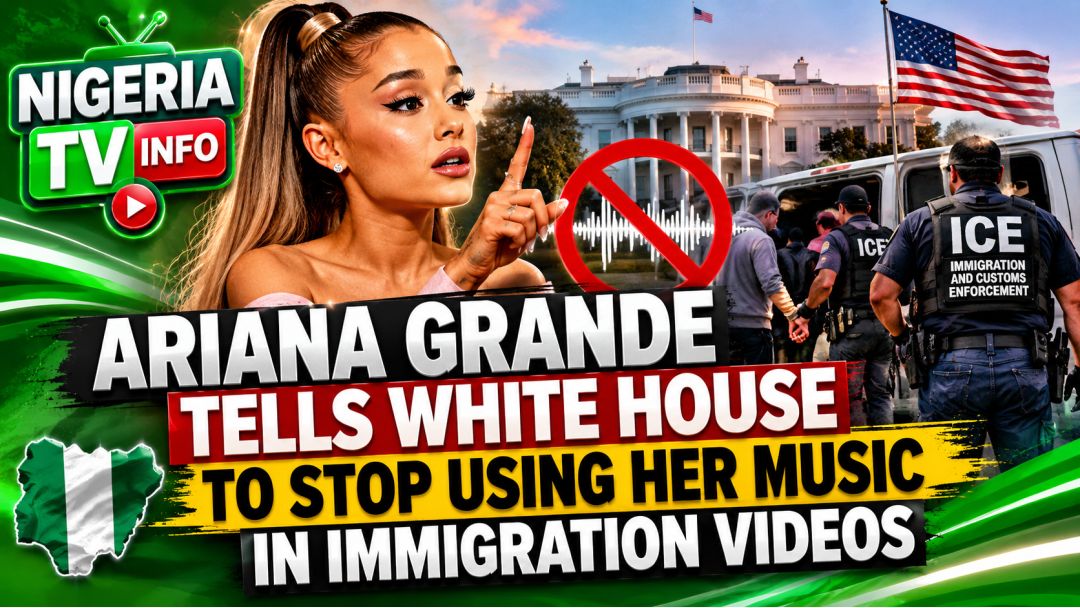 Featured image: ARIANA GRANDE TELLS WHITE HOUSE TO STOP USING HER MUSIC IN IMMIGRATION VIDEOS
