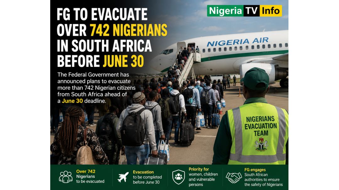 Featured image: FG to Evacuate Over 742 Nigerians in South Africa Before June 30